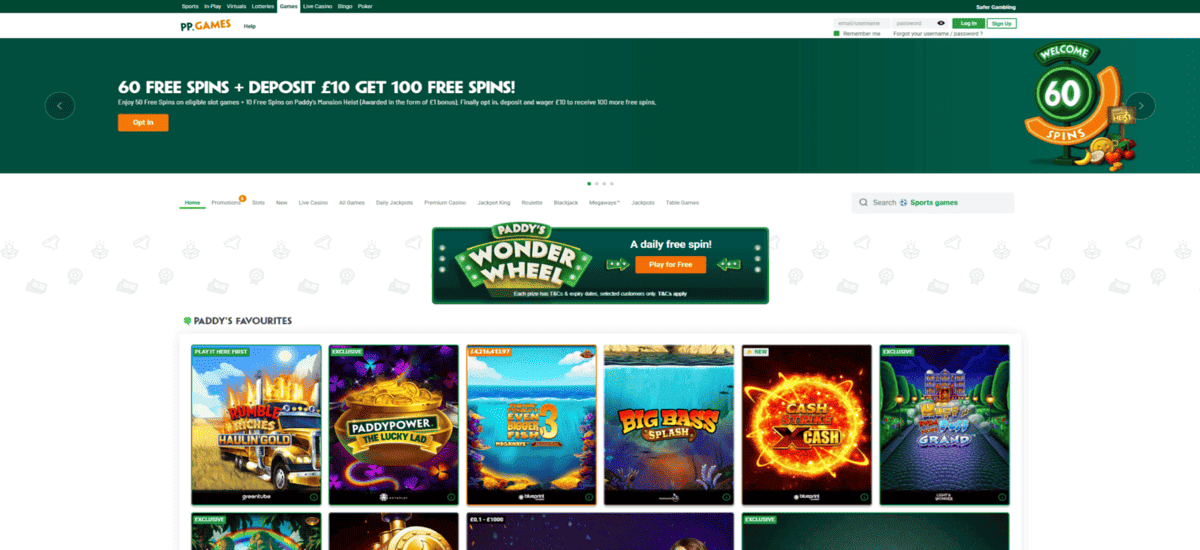 PaddyPower Casino UK
